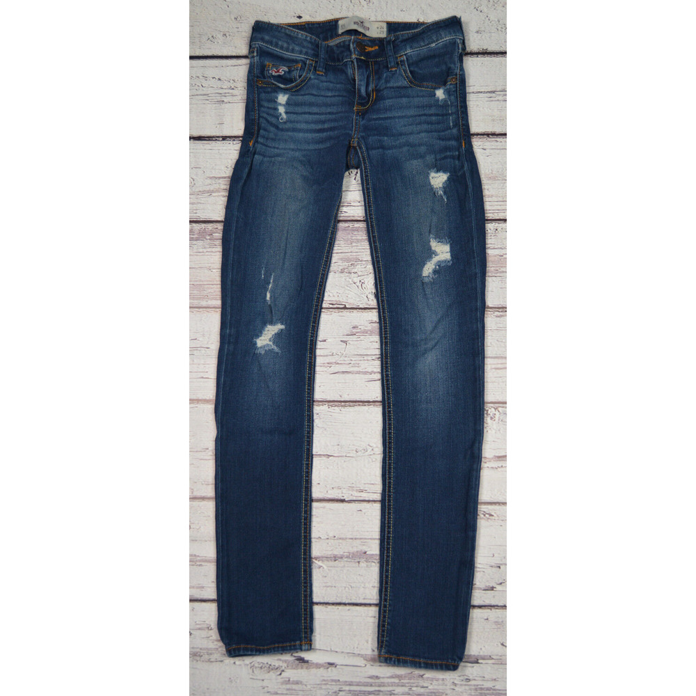 Hollister Women's Juniors Jeans Size‎ 0S Blue Pre-Owned